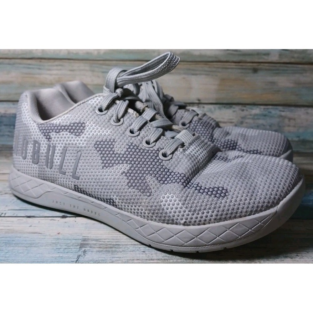 No Bull Outwork Camo Trainers Light Gray Superfabric W-7 M-5.5